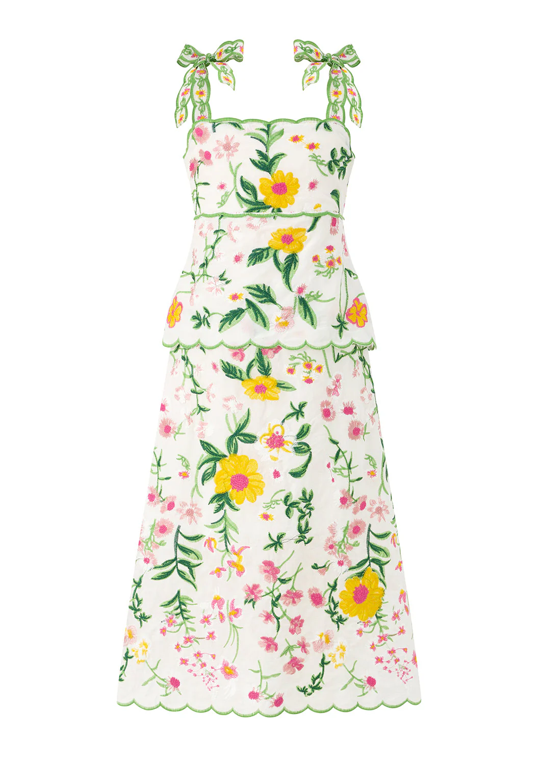 Kaylee Cotton Embroidered Maxi Dress - Image 4