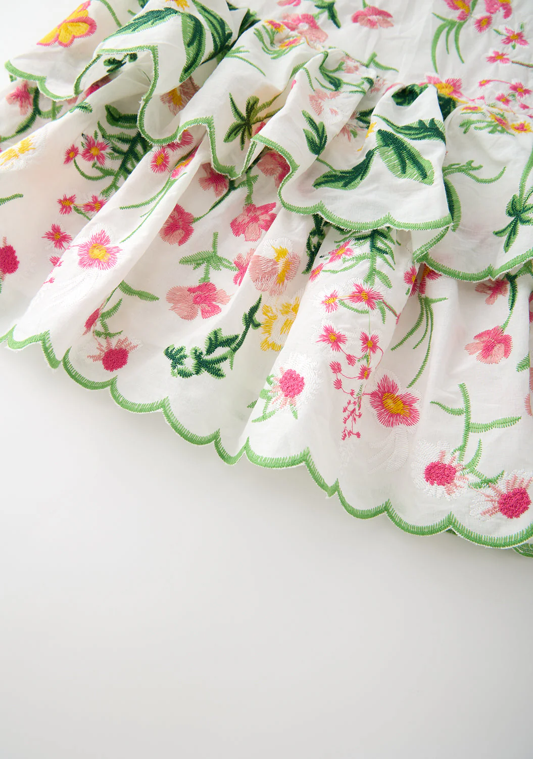 Kaylee Cotton Embroidered Mini Dress - Image 7