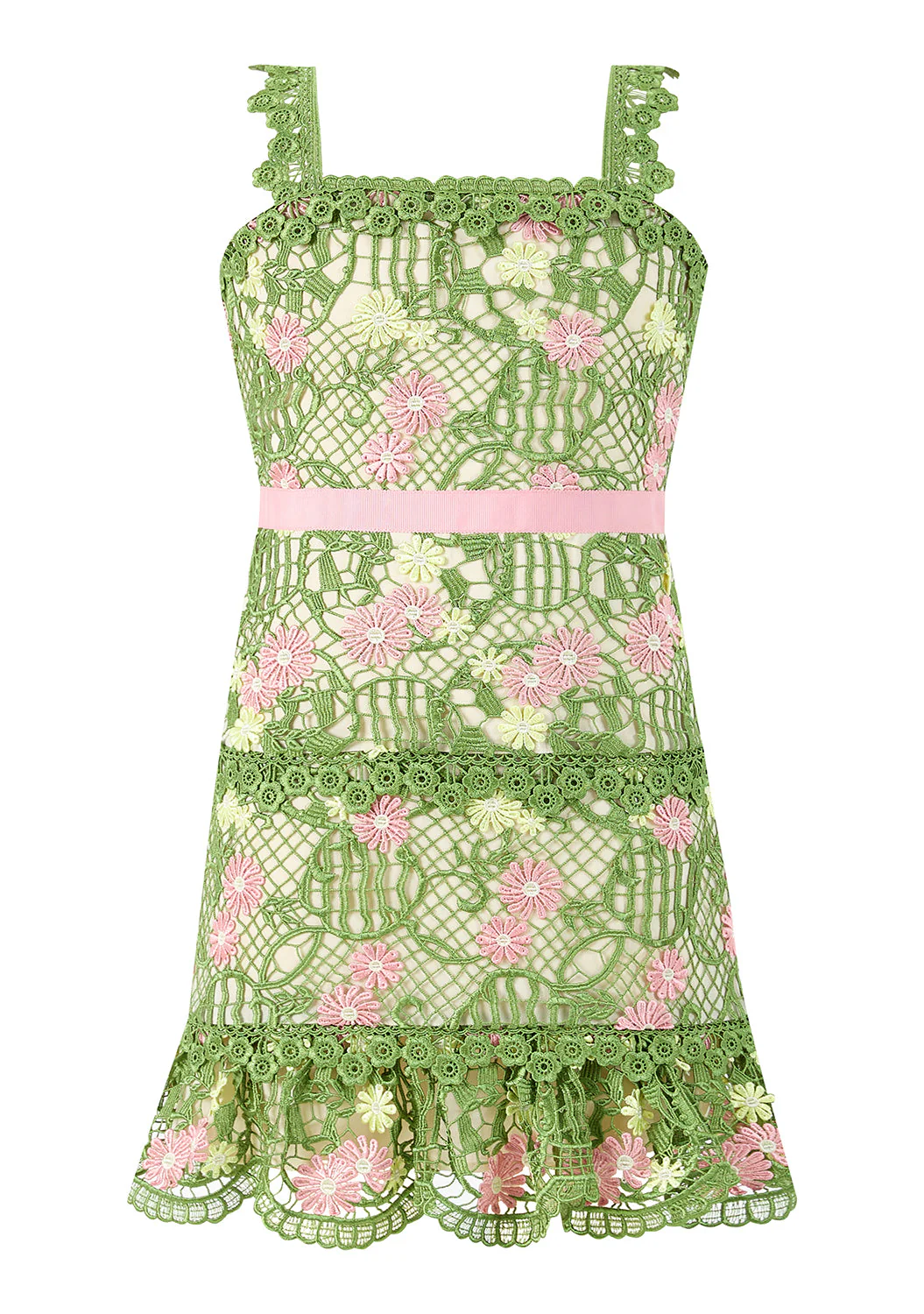 Lana Embroidered Mini Dress - Image 2
