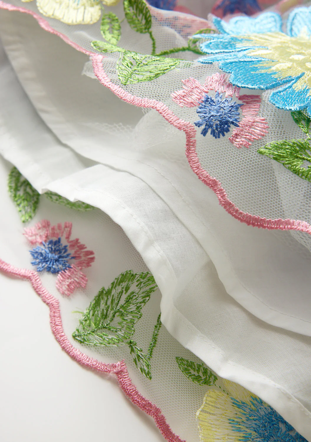Laura Embroidered Mini Dress - Image 10