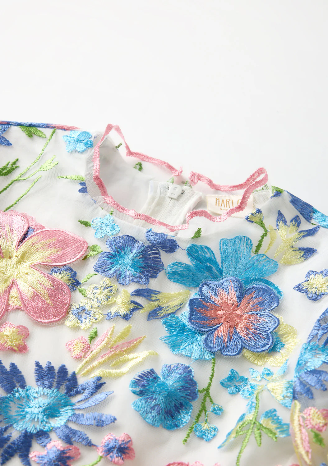 Laura Embroidered Mini Dress - Image 5