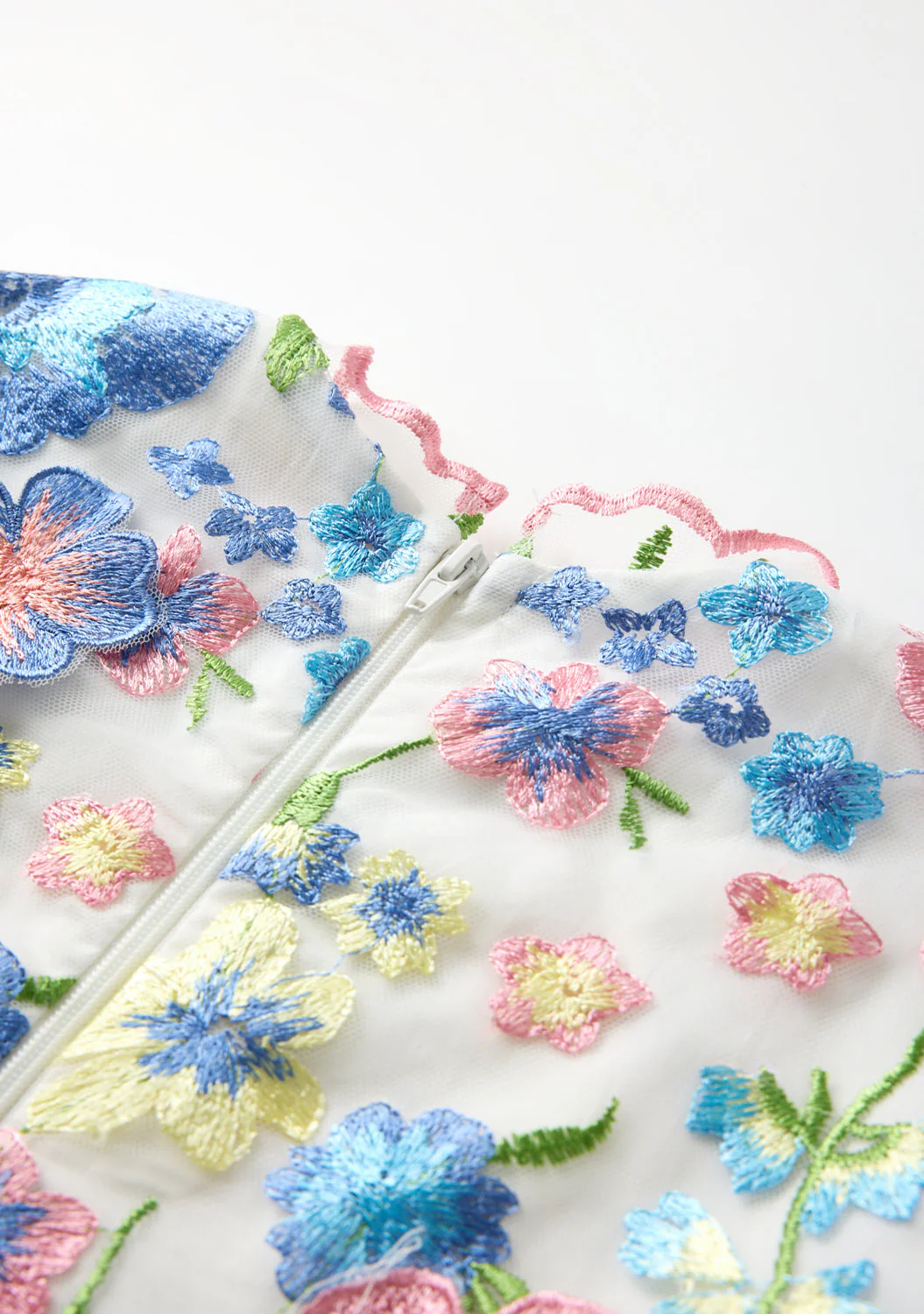 Laura Embroidered Mini Dress - Image 9