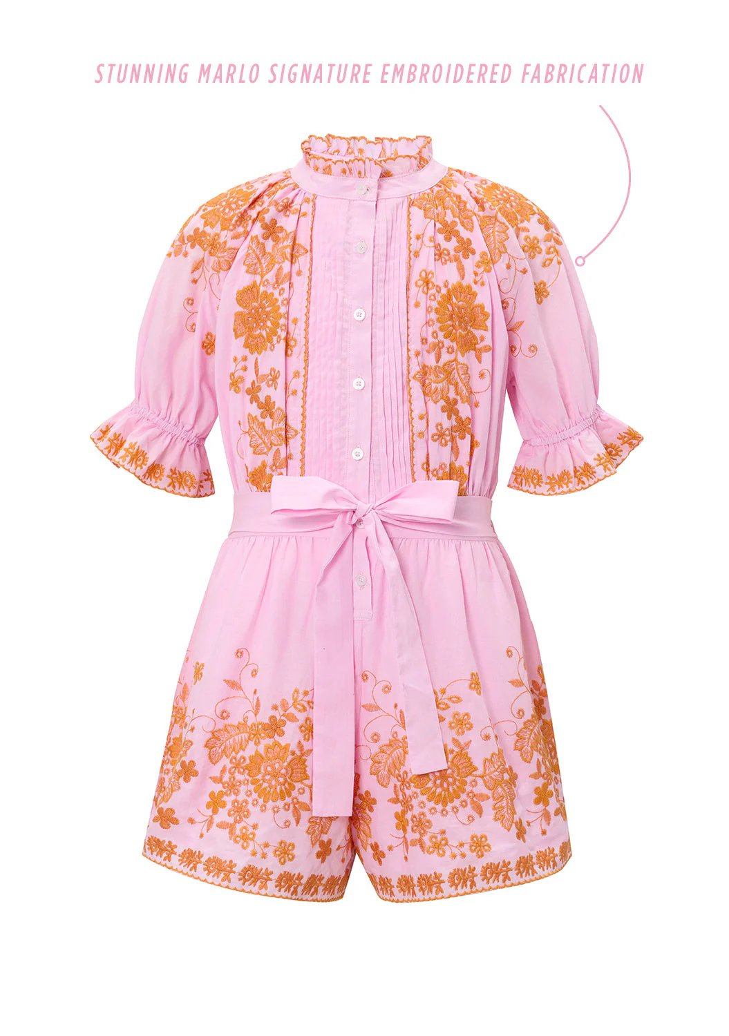 Lea Embroidered Romper - Image 2