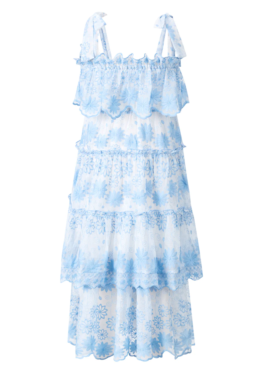 Lena Embroidered Maxi Dress - Image 10