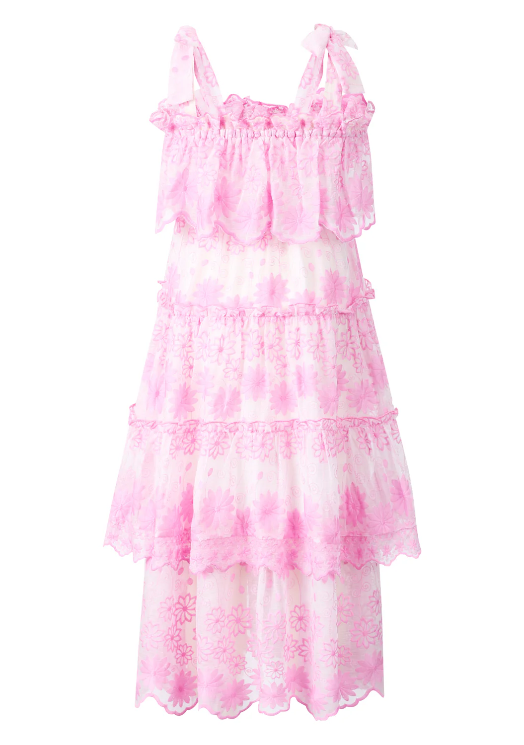 Lena Embroidered Maxi Dress - Image 3