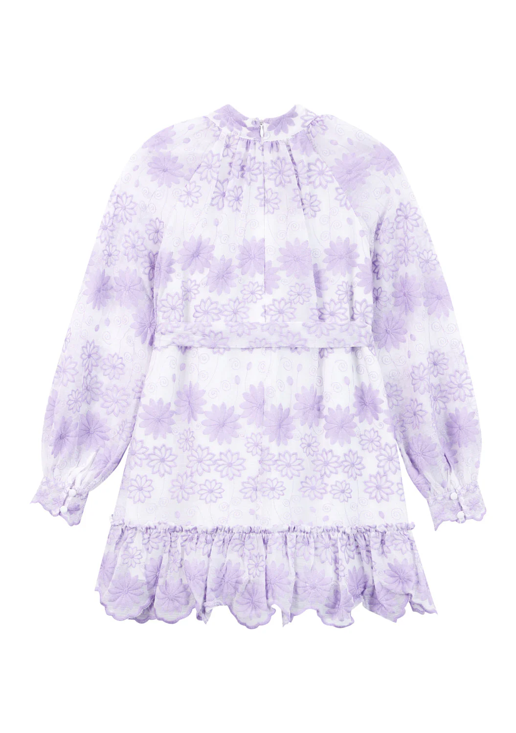 Lena Embroidered Mini Dress - Image 4