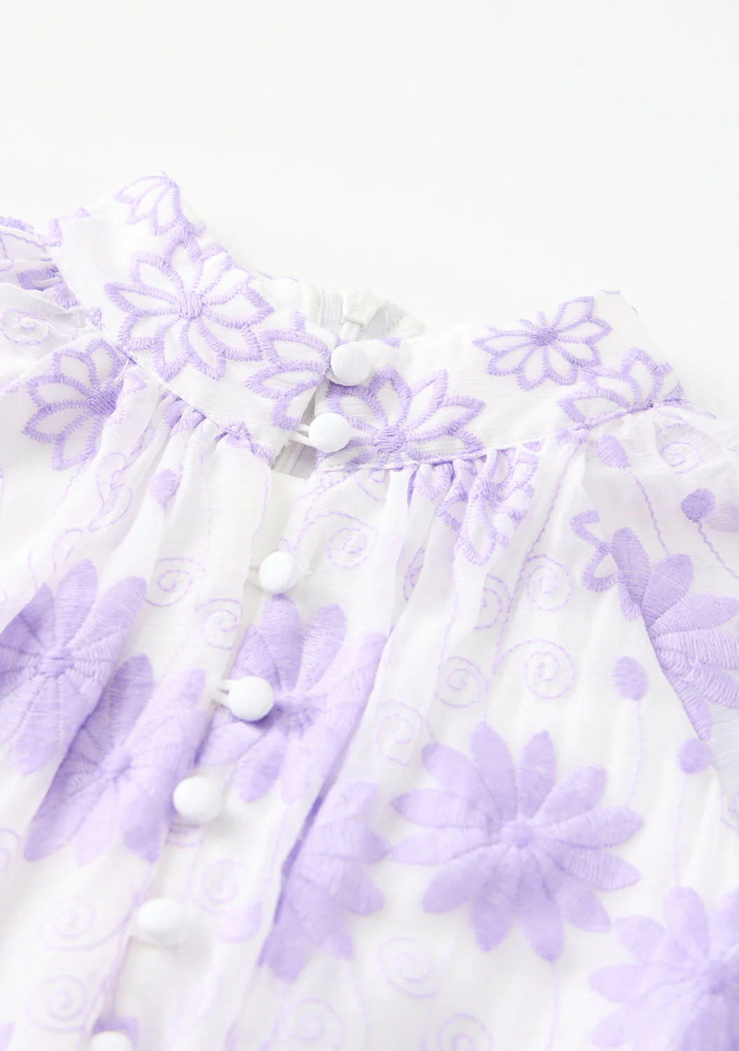 Lena Embroidered Mini Dress - Image 5