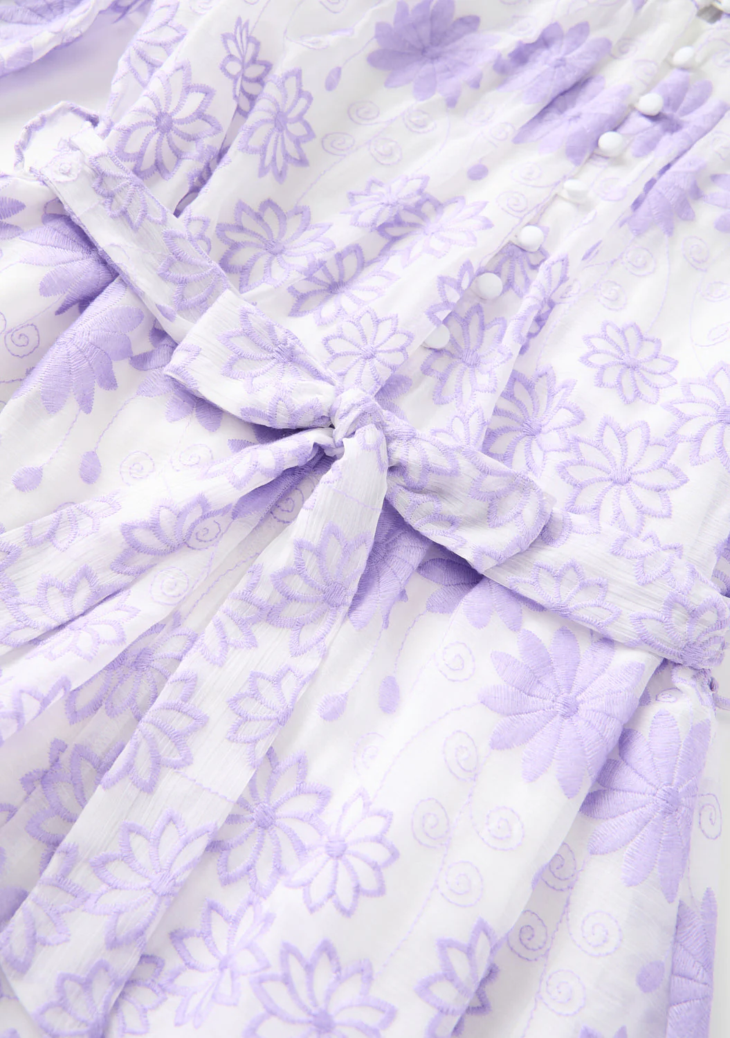 Lena Embroidered Mini Dress - Image 6