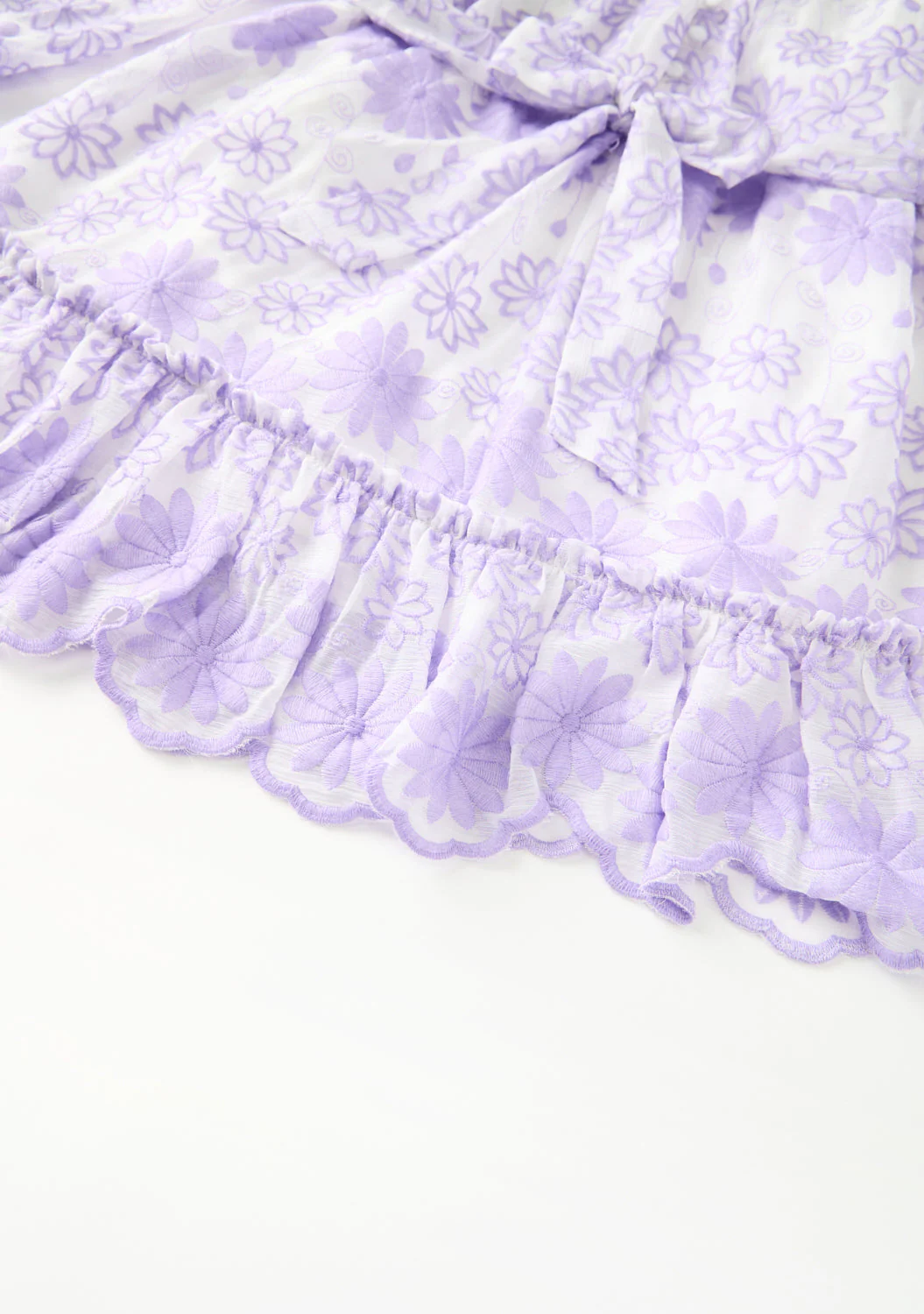 Lena Embroidered Mini Dress - Image 7