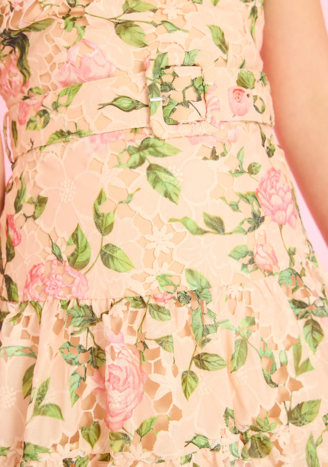 Leonora Embroidered Mini Dress - Image 2