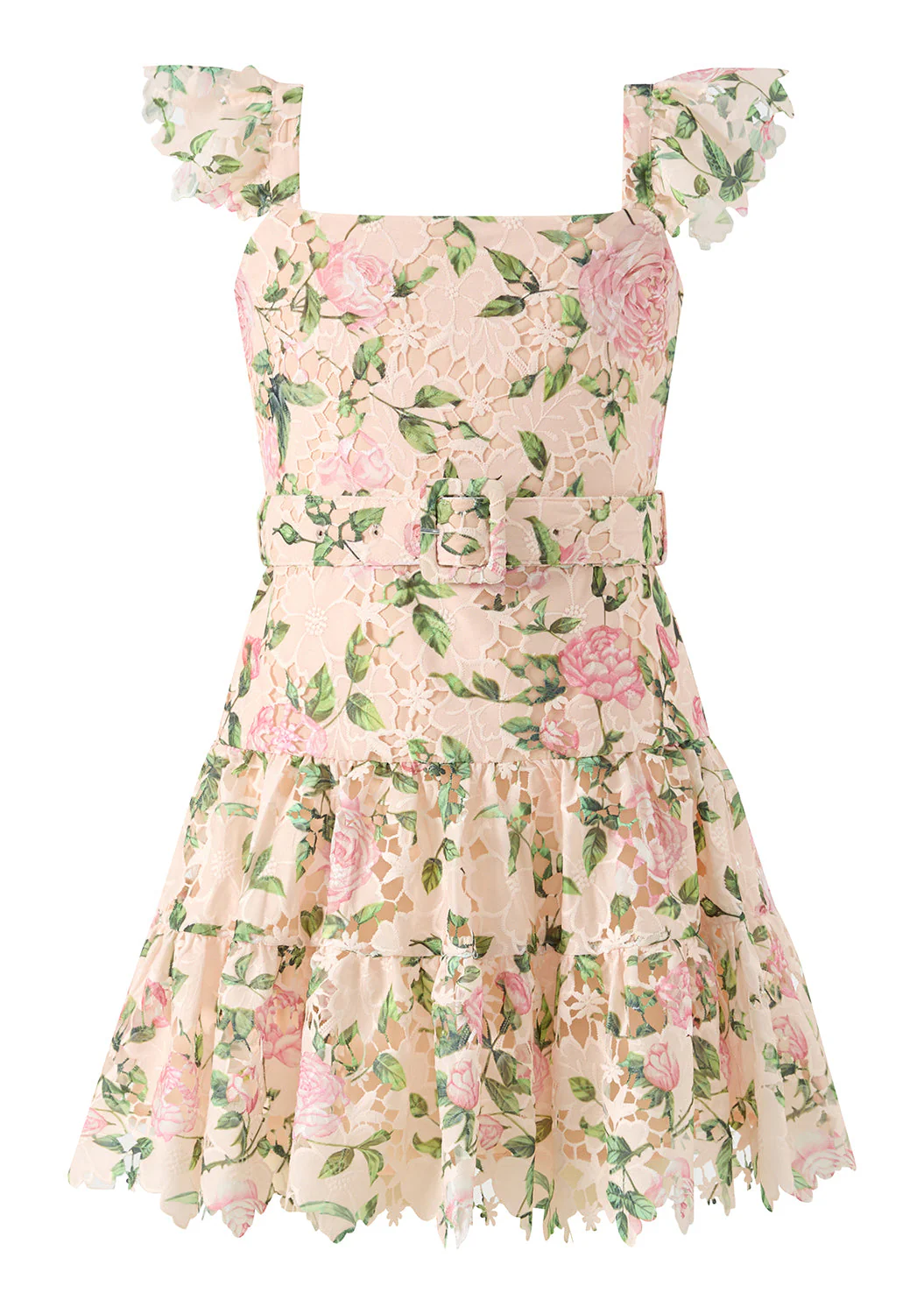 Leonora Embroidered Mini Dress - Image 3