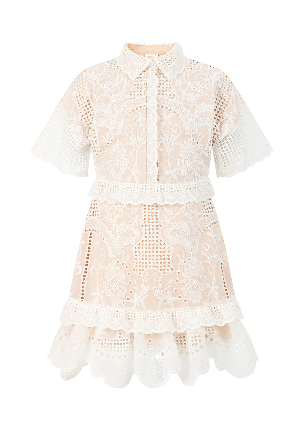 Leyla Lace Mini Dress - Image 2