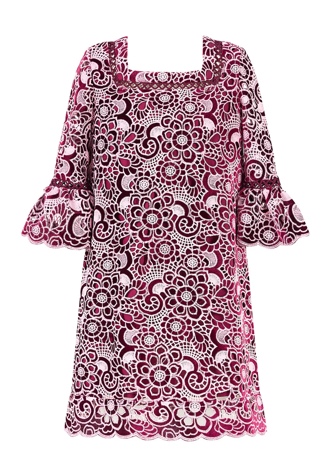 Libby Embroidered Mini Dress - Image 3