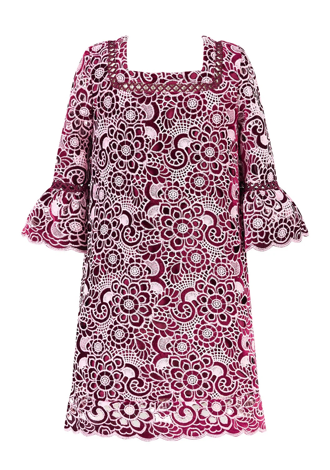 Libby Embroidered Mini Dress - Image 4