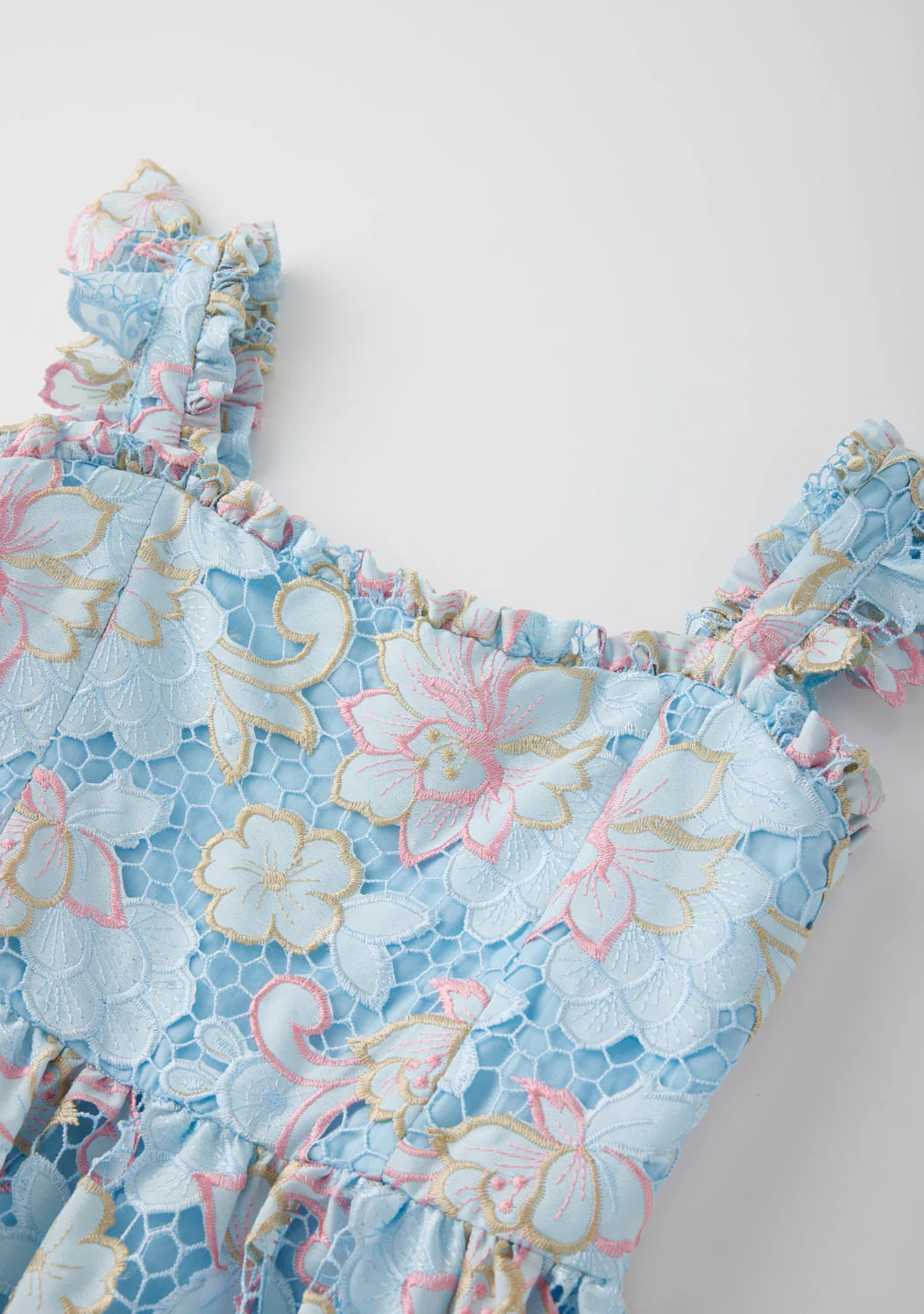 Lilia Embroidered Mini Dress - Image 5
