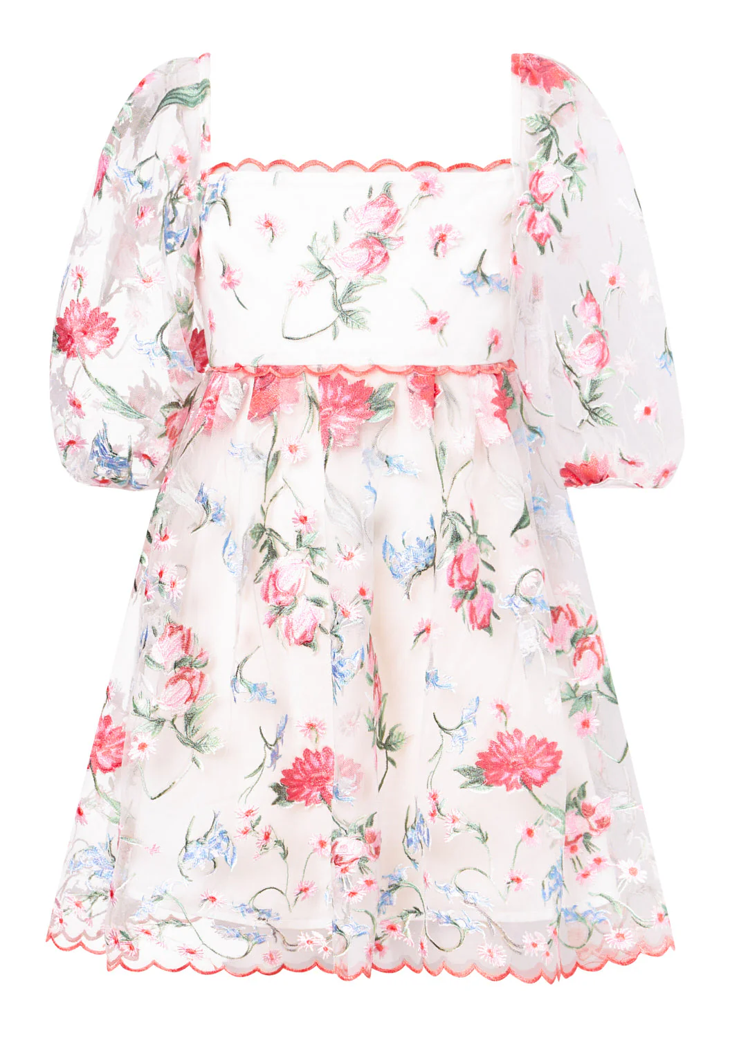 Lillia Embroidered Mini Dress - Image 5