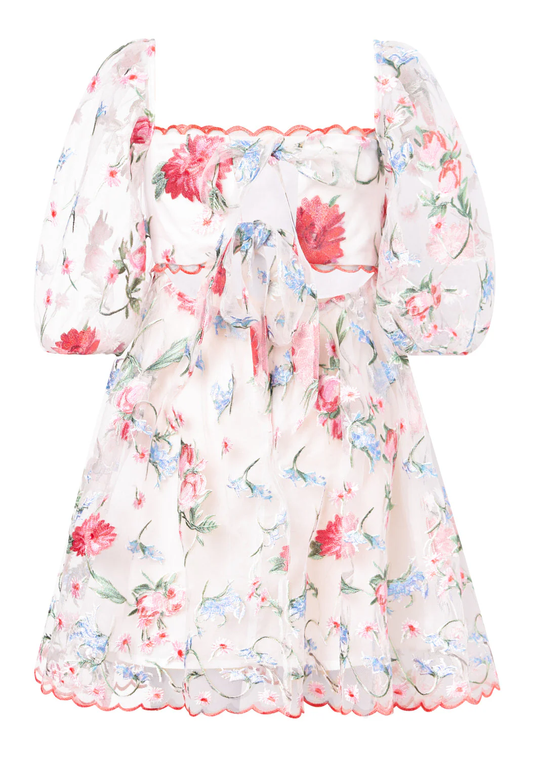 Lillia Embroidered Mini Dress - Image 6