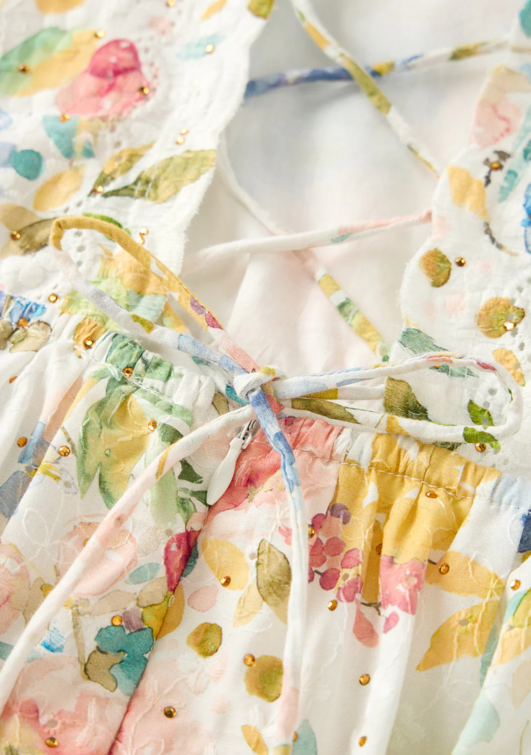 Lina Embroidered Maxi Dress - Image 11