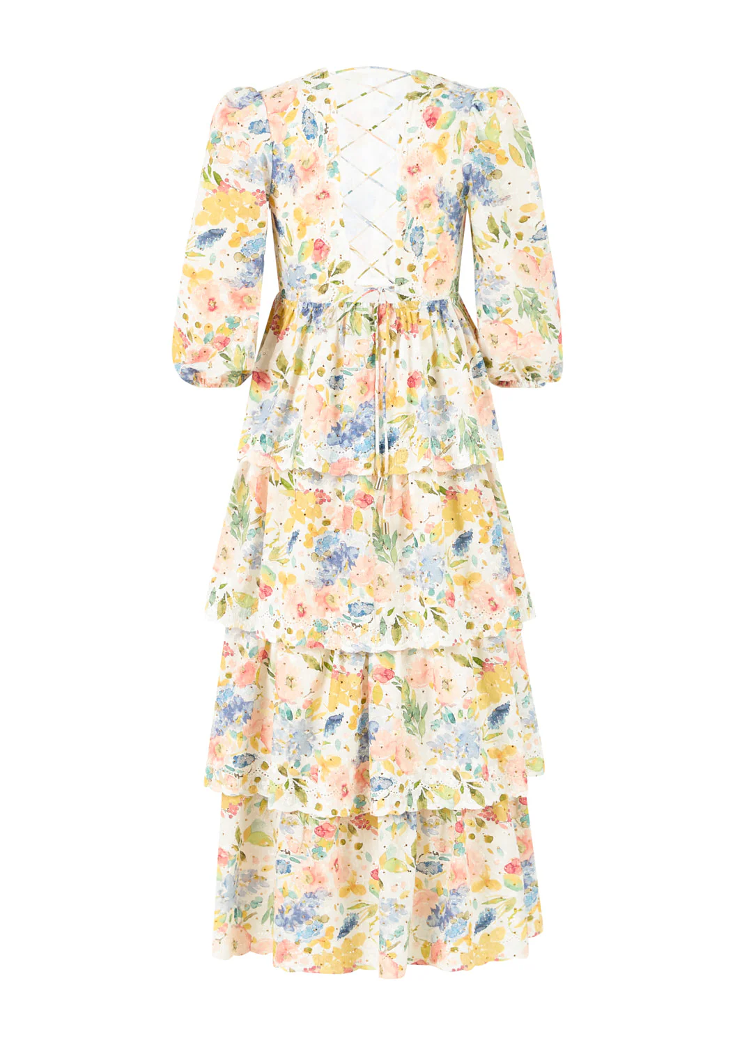 Lina Embroidered Maxi Dress - Image 5