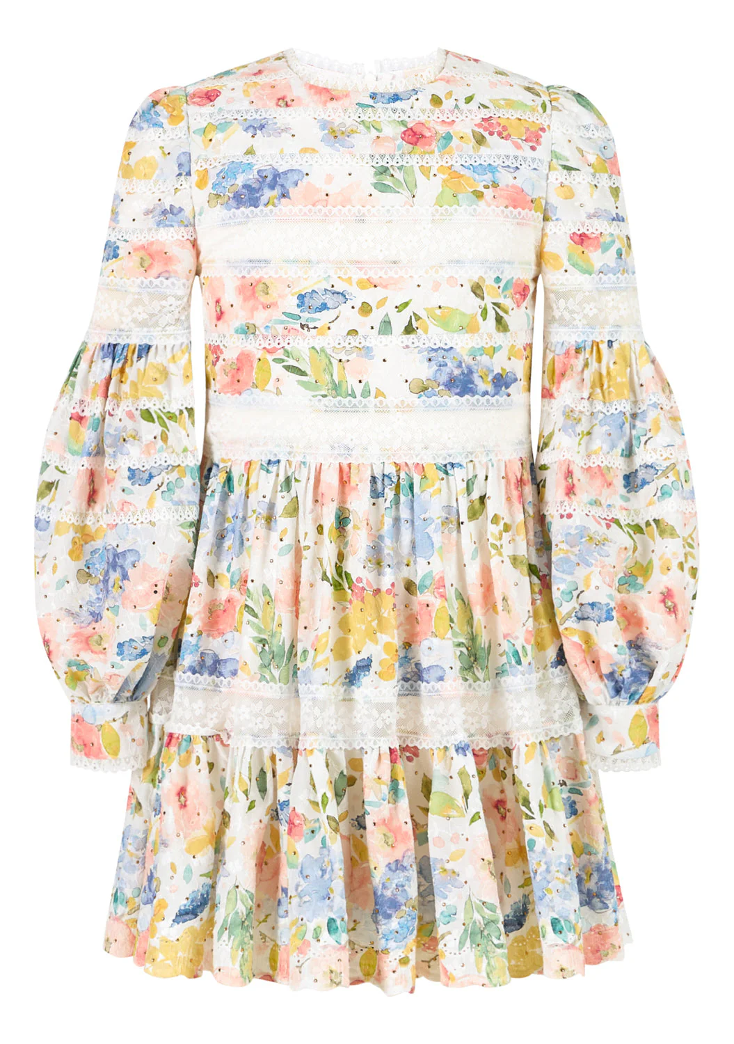 Lina Embroidered Mini Dress - Image 3