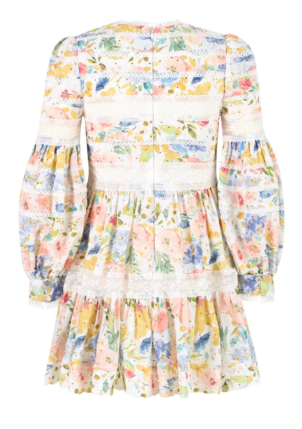 Lina Embroidered Mini Dress - Image 4