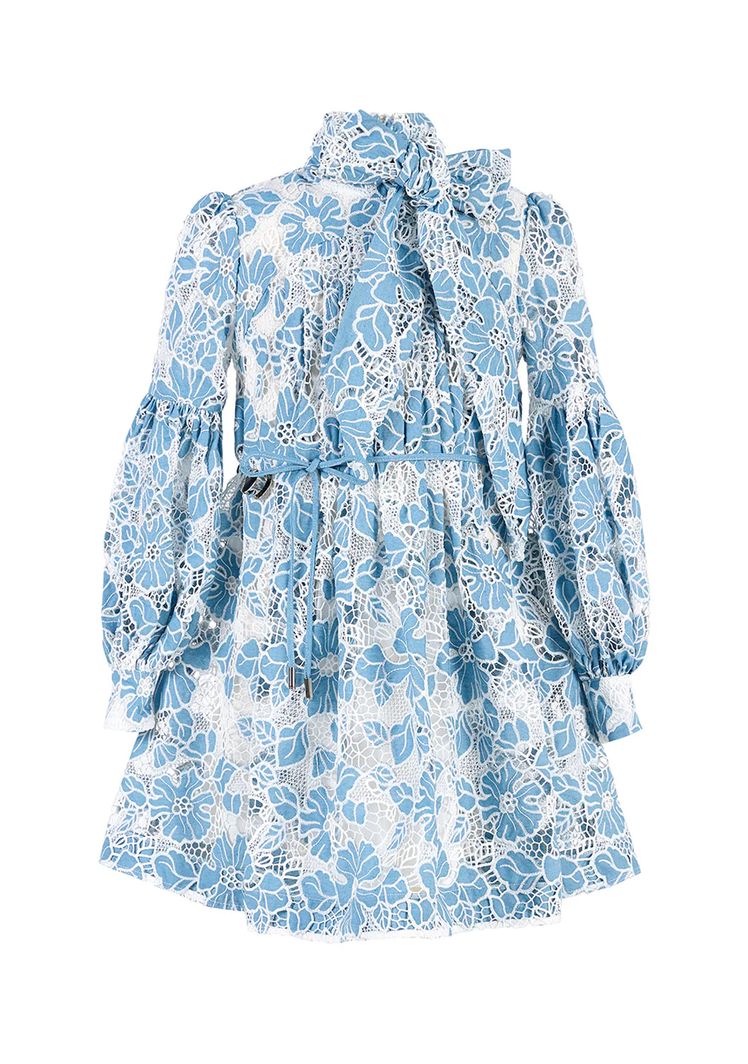 Lori Embroidered Mini Dress - Image 3