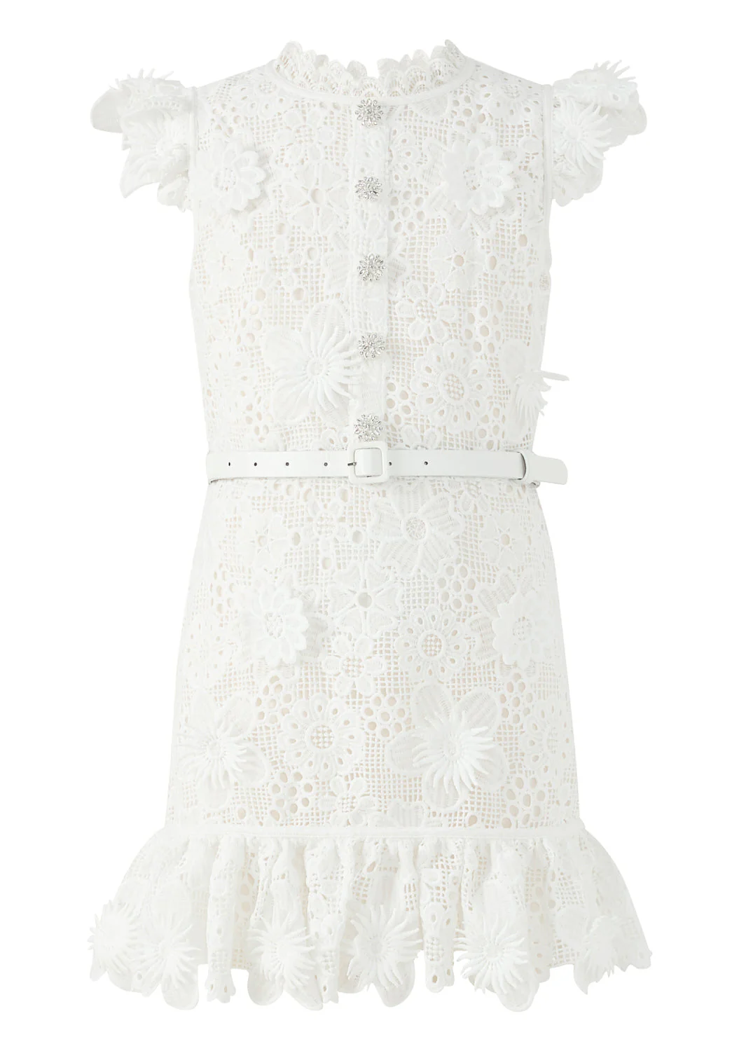 Lucinda Embroidered Mini Dress - Image 3