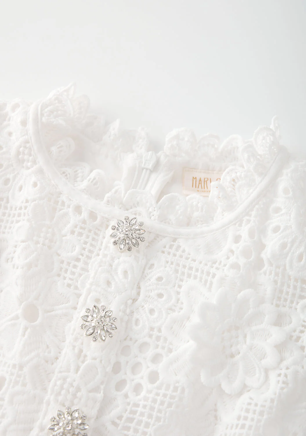 Lucinda Embroidered Mini Dress - Image 5