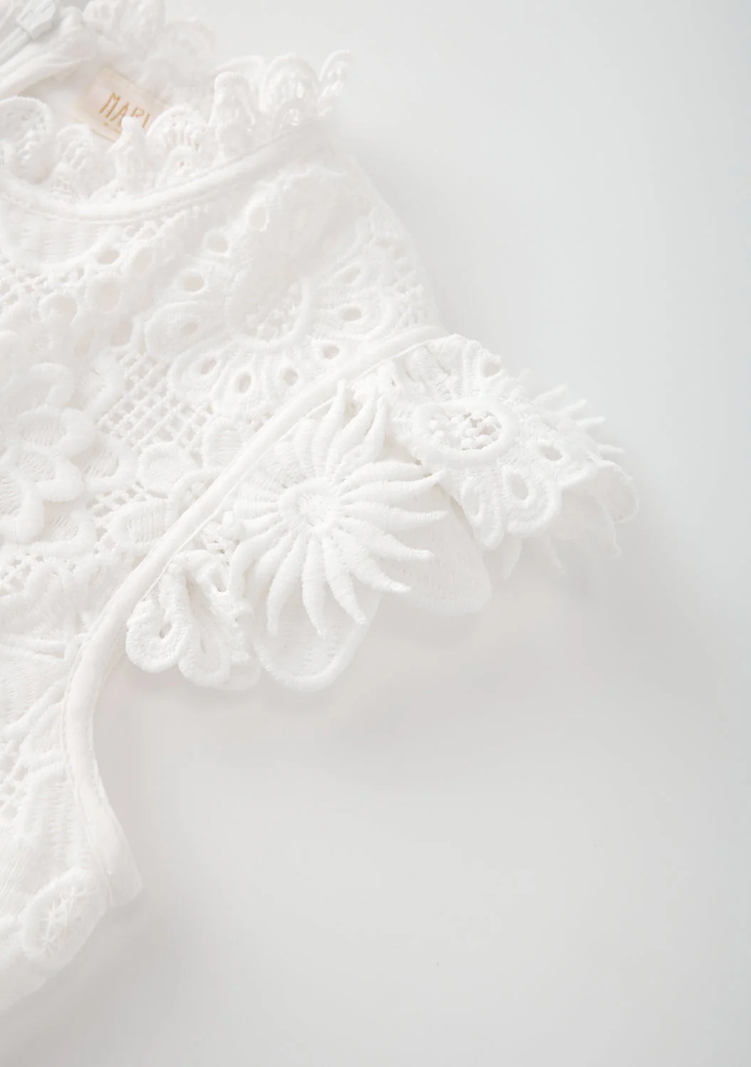 Lucinda Embroidered Mini Dress - Image 7