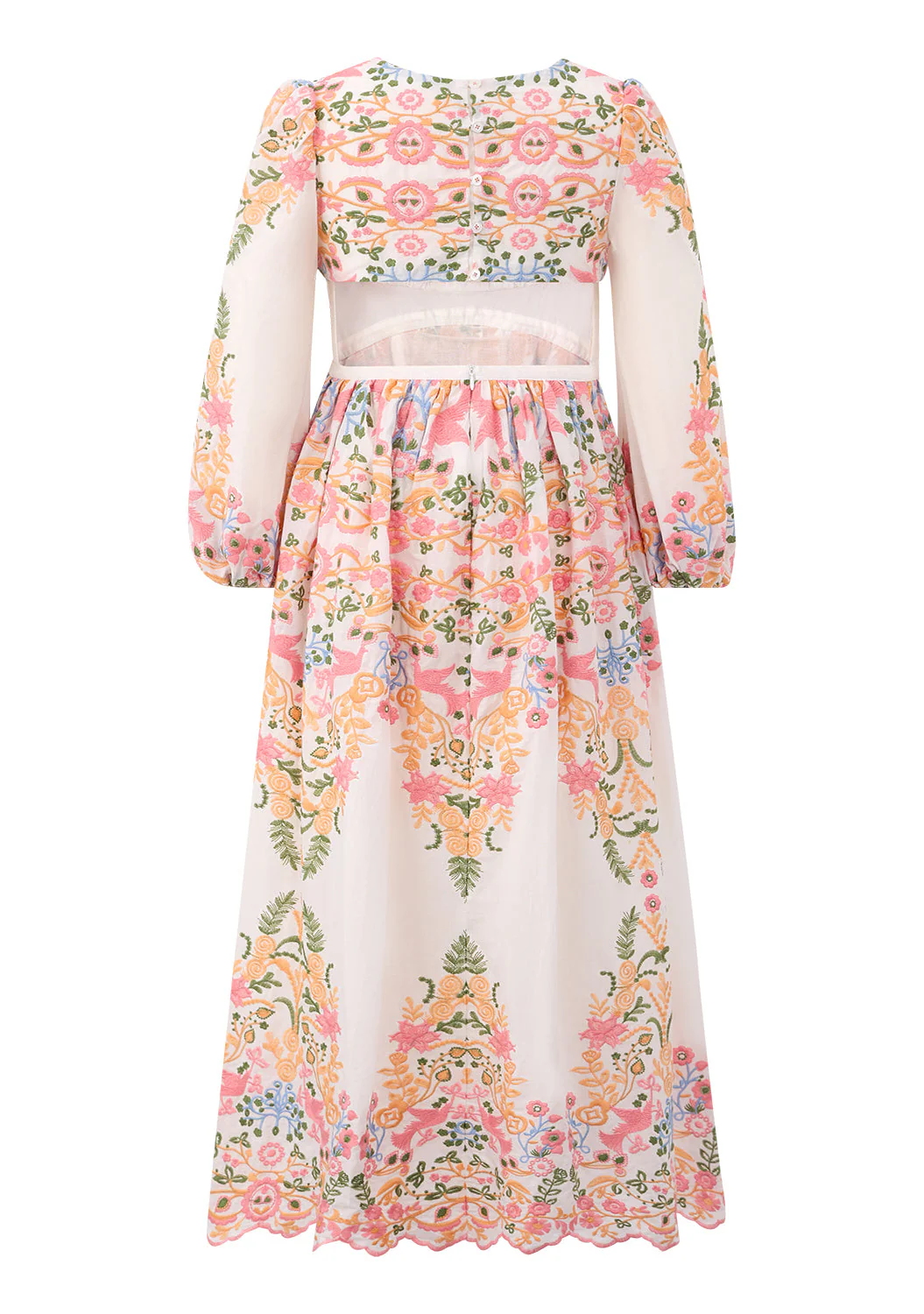 Lyla Embroidered Maxi Dress - Image 4
