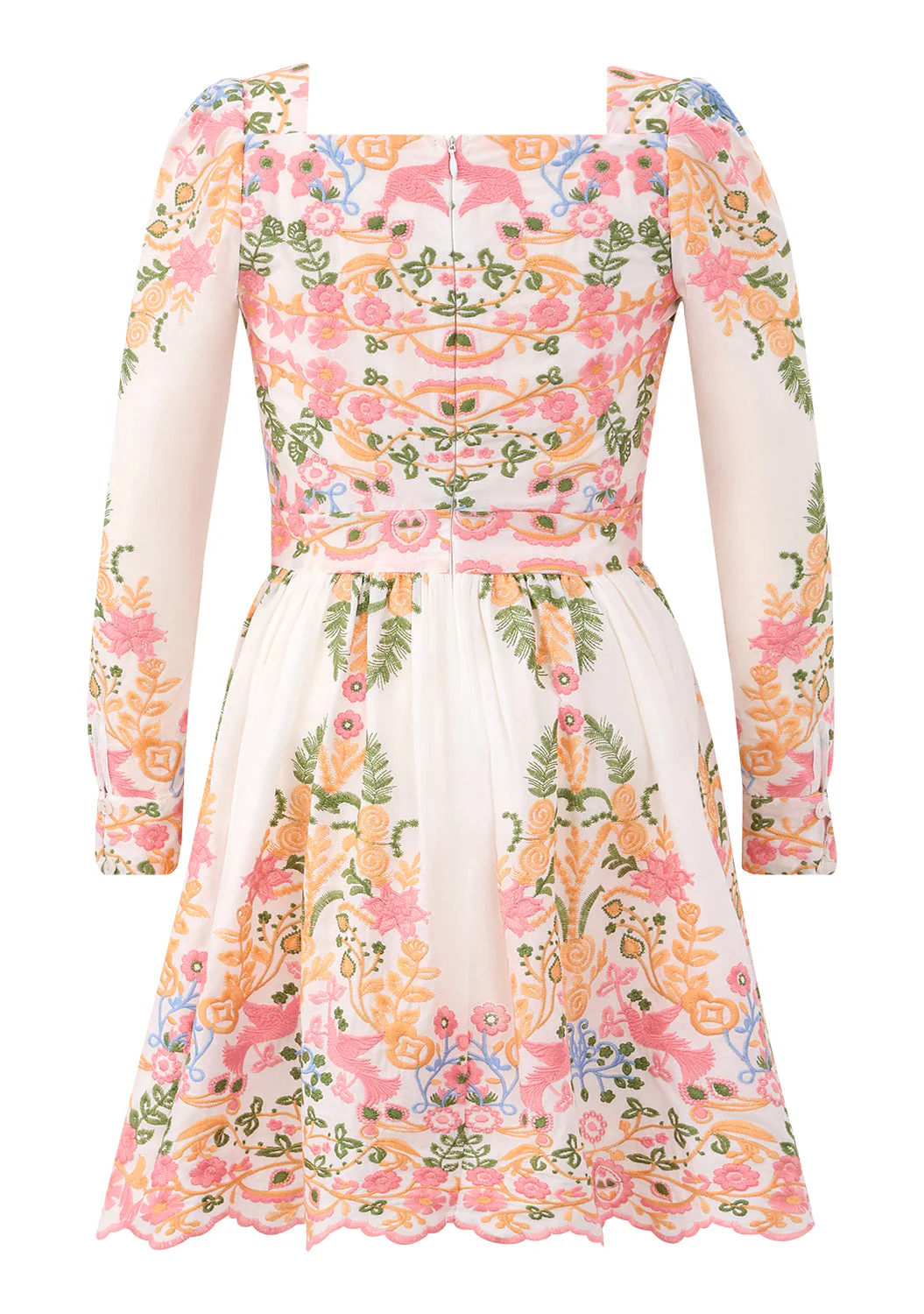 Lyla Embroidered Mini Dress - Image 4