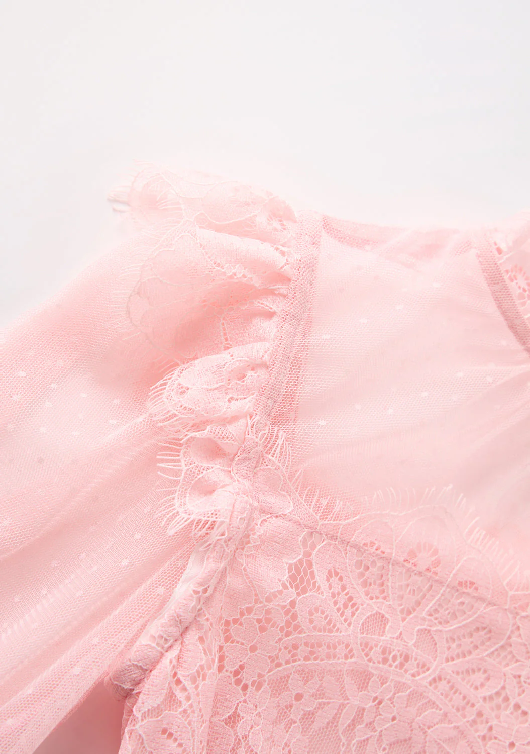 Madilynn Lace Sleeve Mini Dress - Image 6