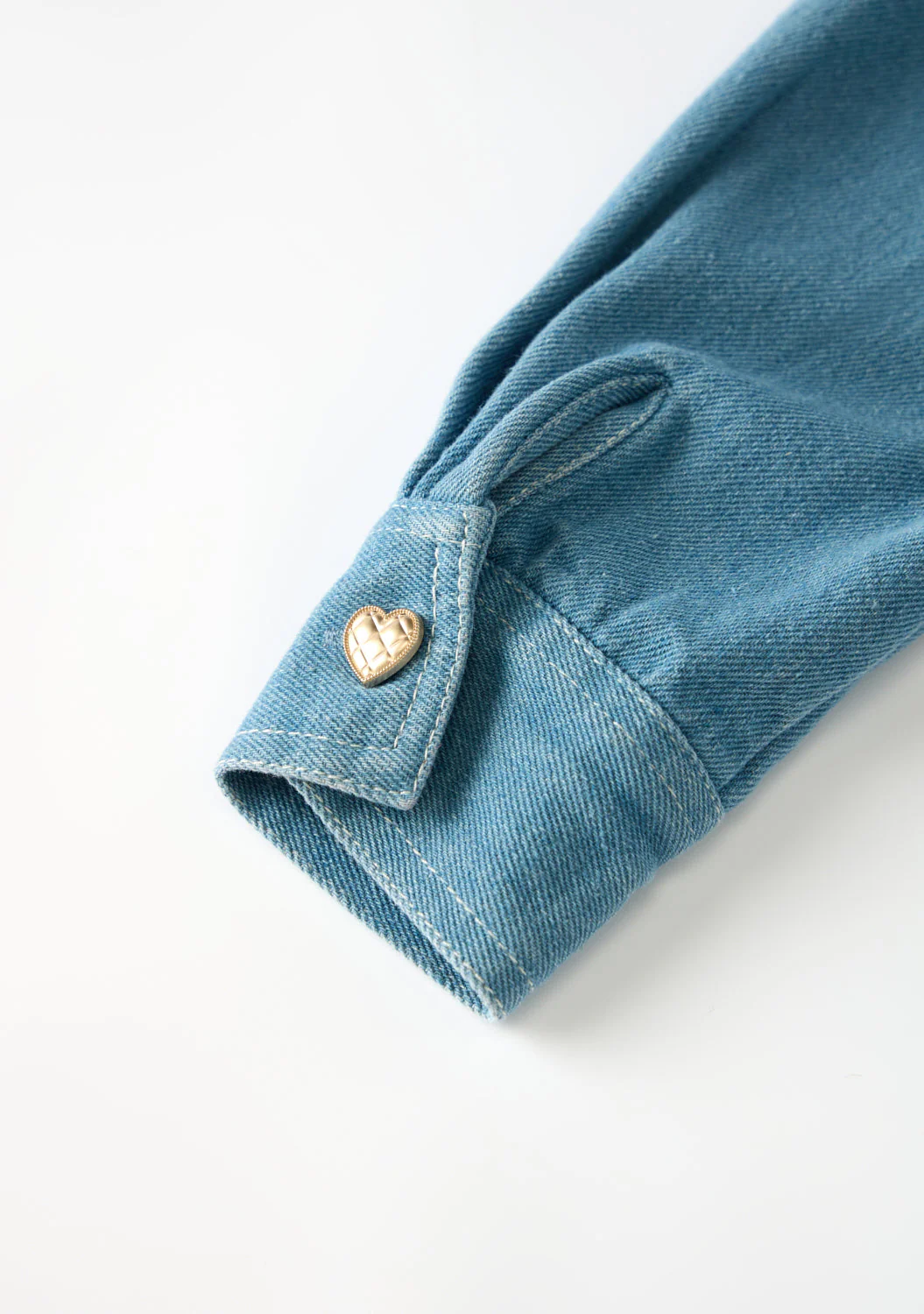 Maggie Denim Mini Dress - Image 11