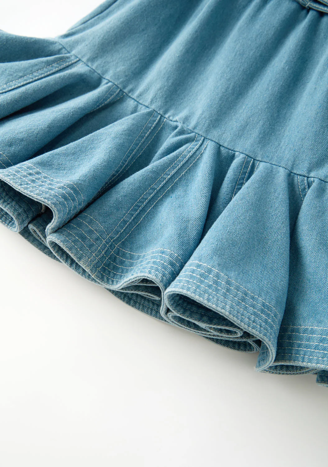 Maggie Denim Mini Dress - Image 9
