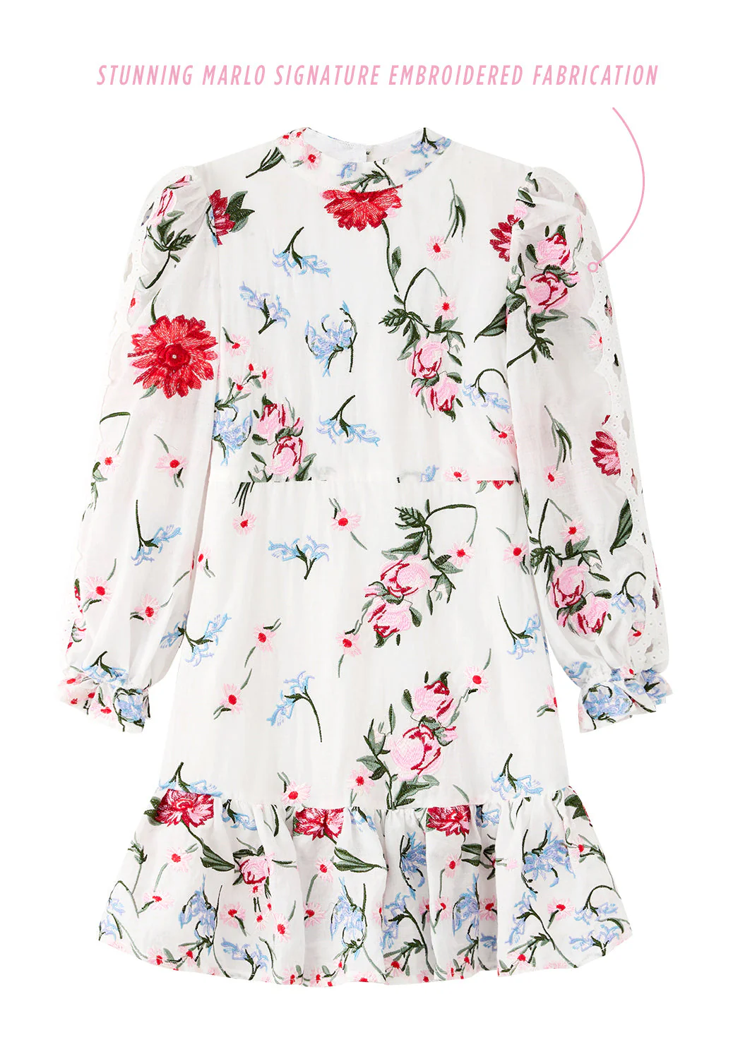 Maisie Embroidered Dress - Image 3