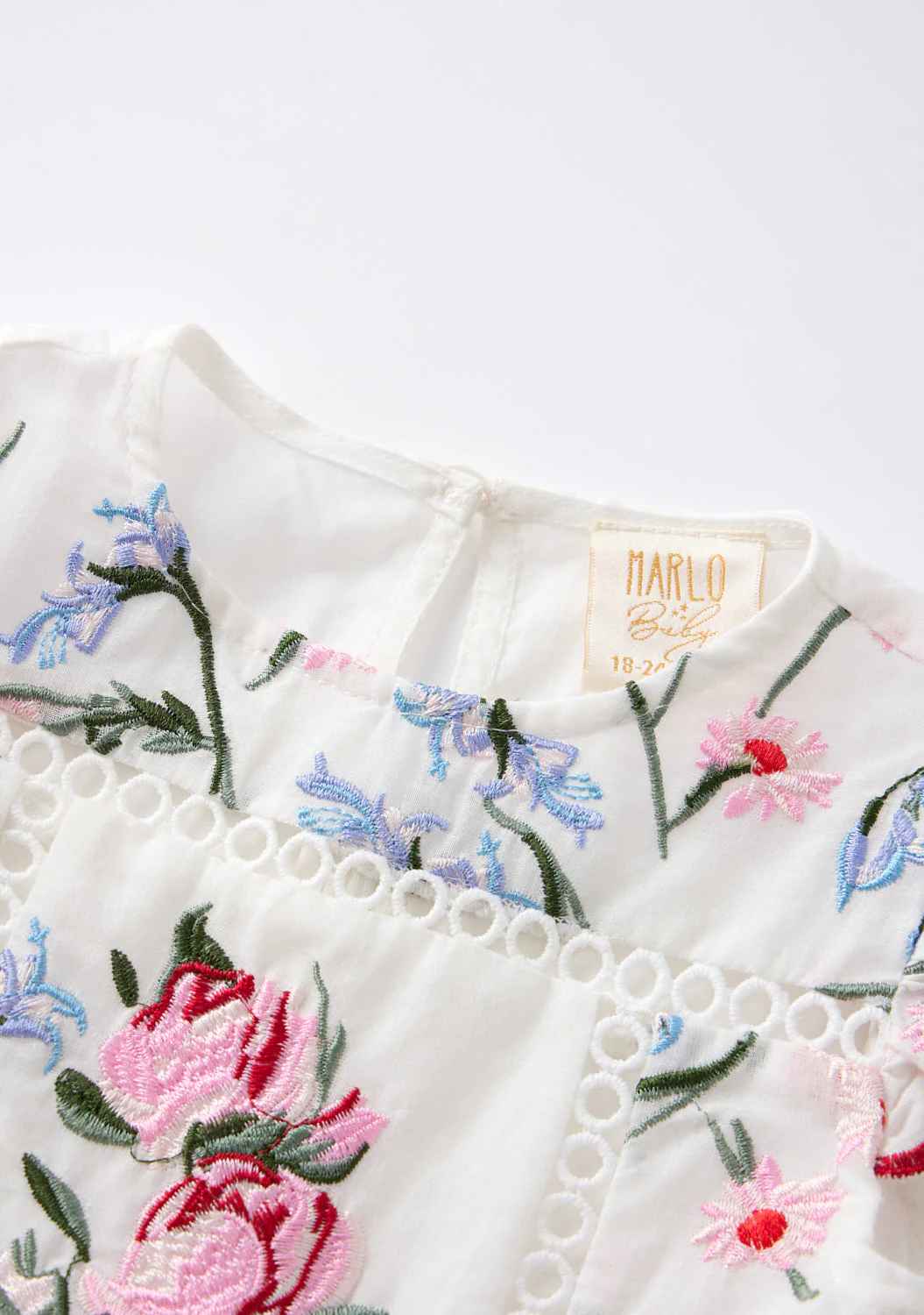 Maisie Embroidered Frill Dress (Baby) - Image 5