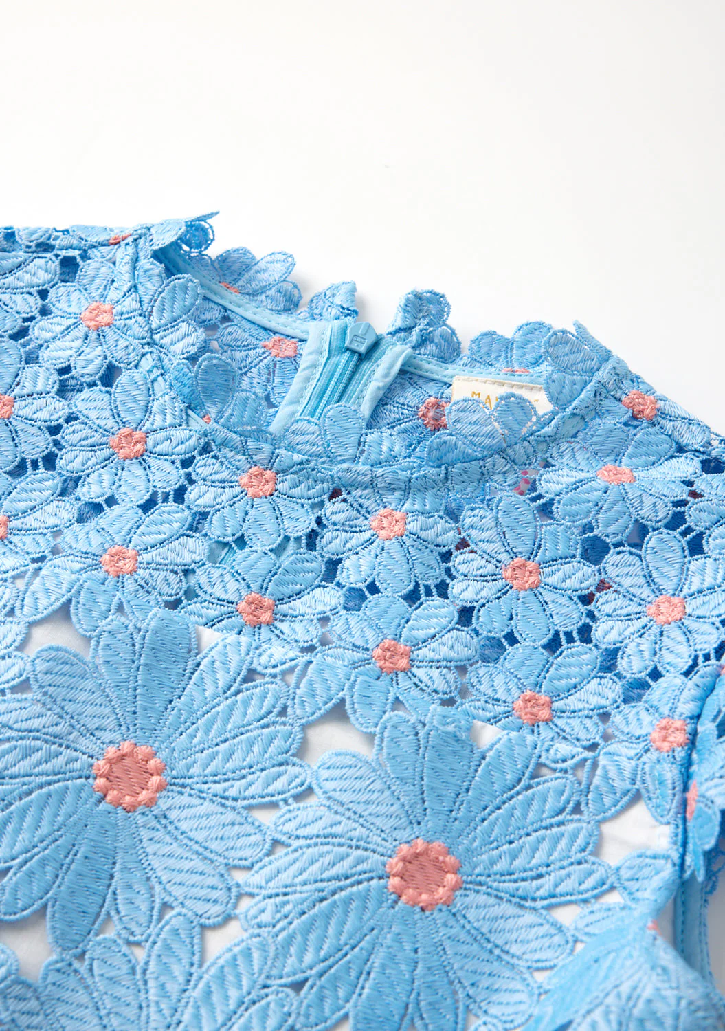 Maya Embroidered Mini Dress - Image 4