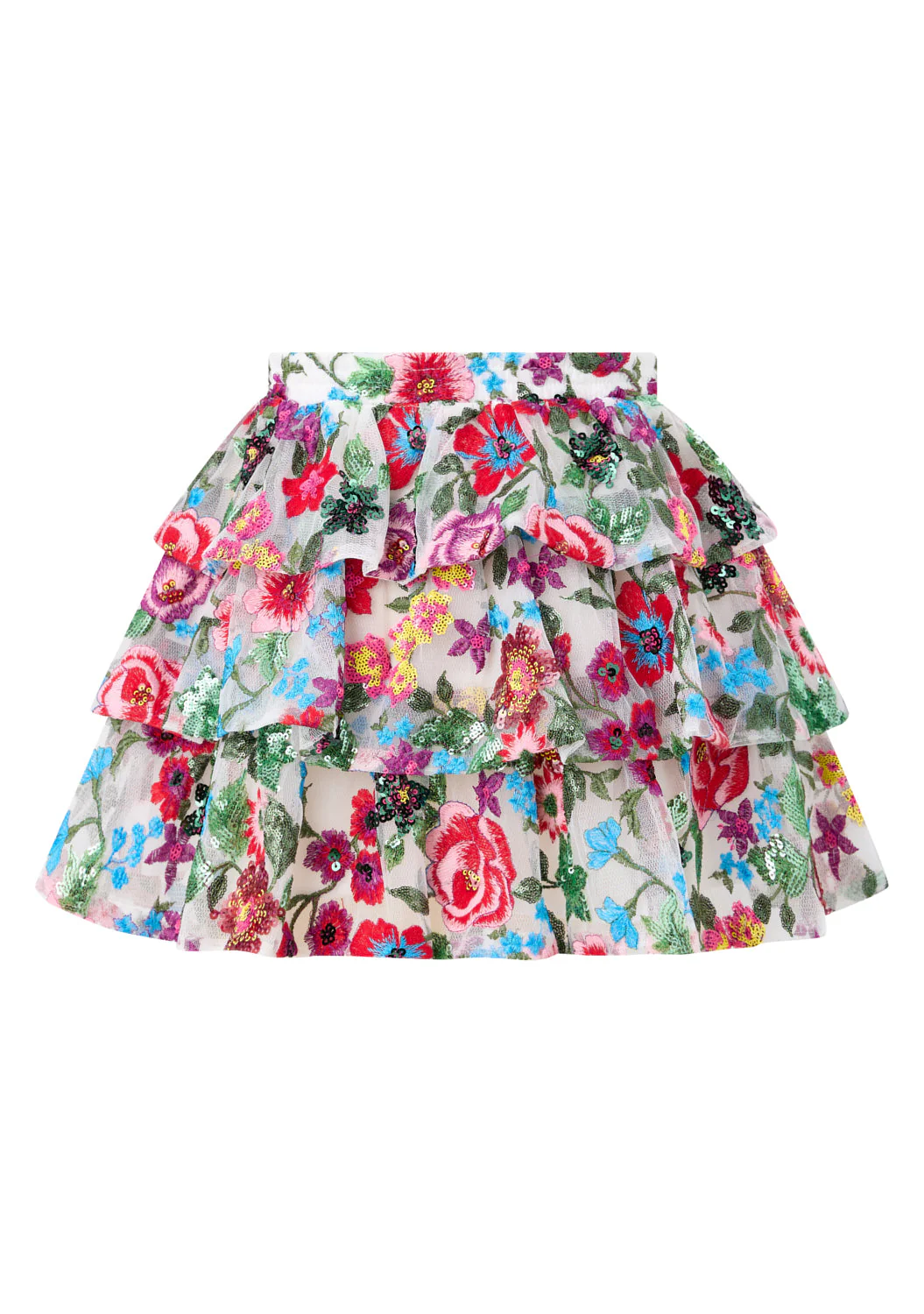 Myla Embroidered Mini Skirt - Image 5