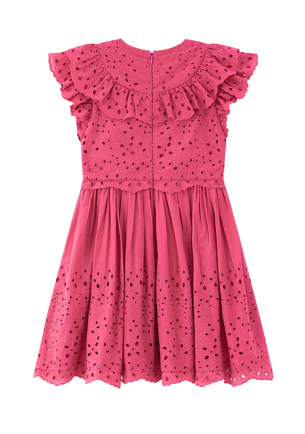 Naomi Embroidered Mini Dress - Image 3