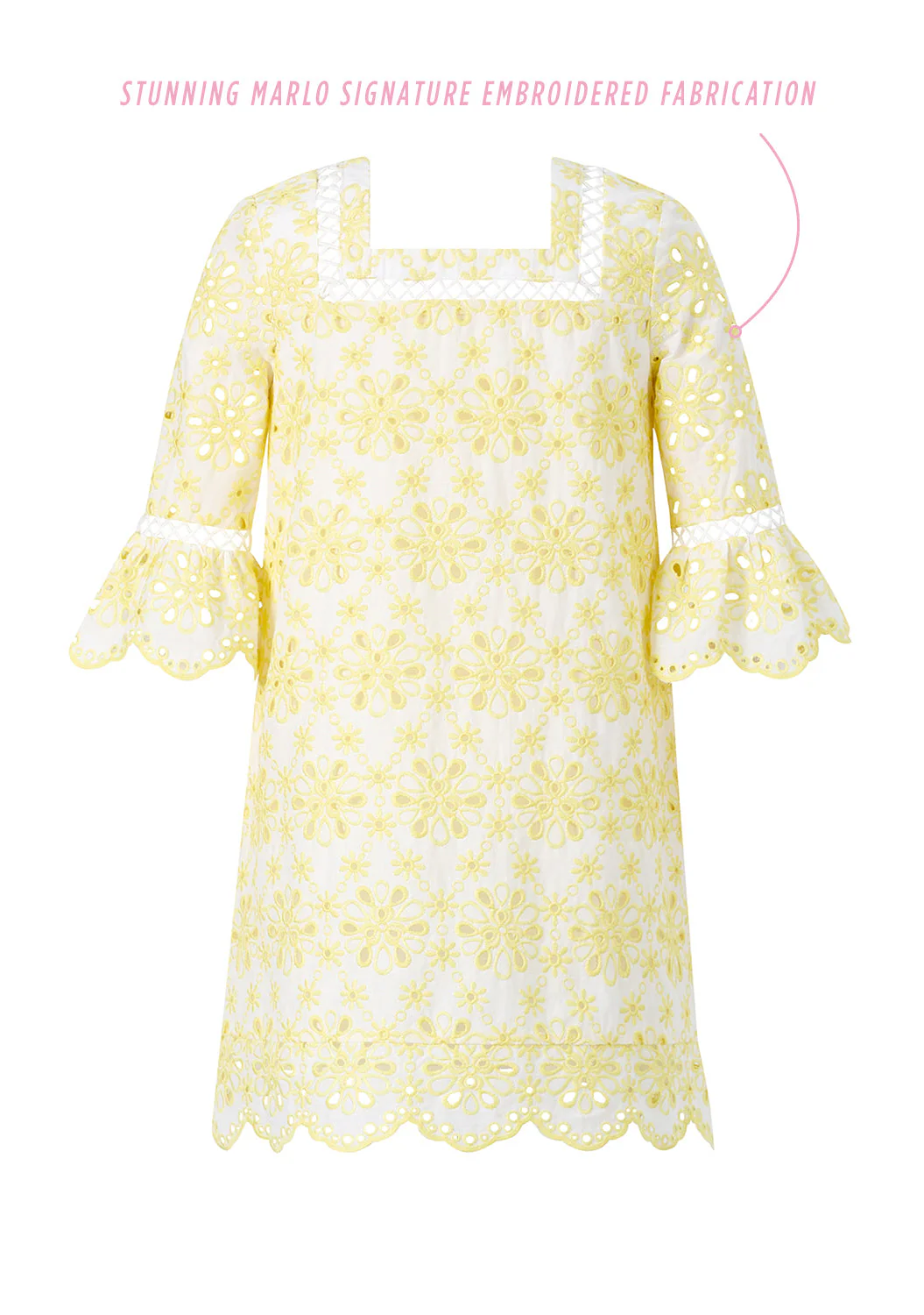 Nora Embroidered Mini Dress - Image 2