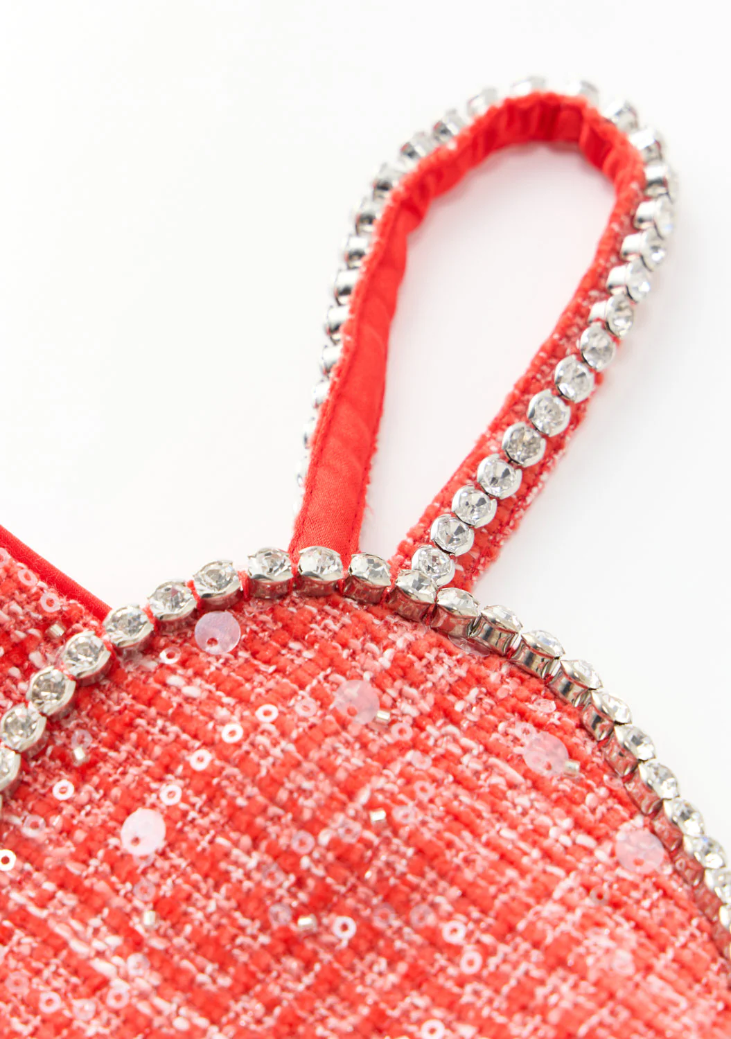 Odelia Heart-Shaped Tweed Top - Image 16