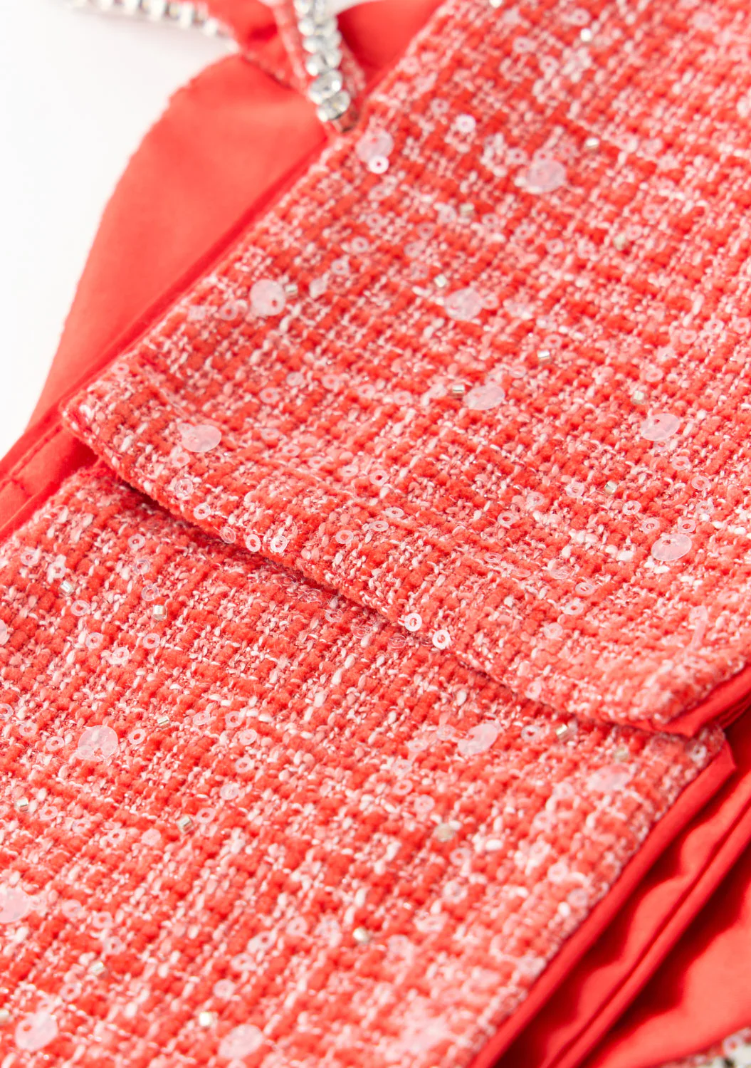 Odelia Heart-Shaped Tweed Top - Image 17