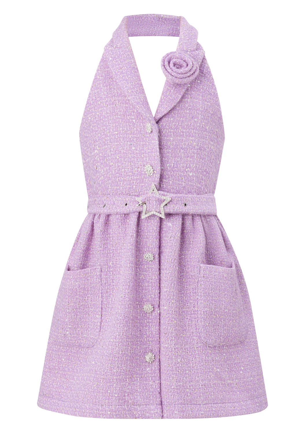 Odelia Tweed Mini Dress - Image 14