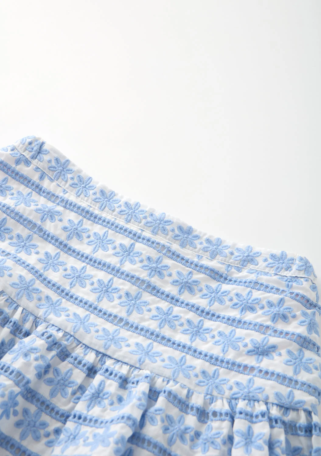Odessa Frill Embroidered Maxi Skirt - Image 5