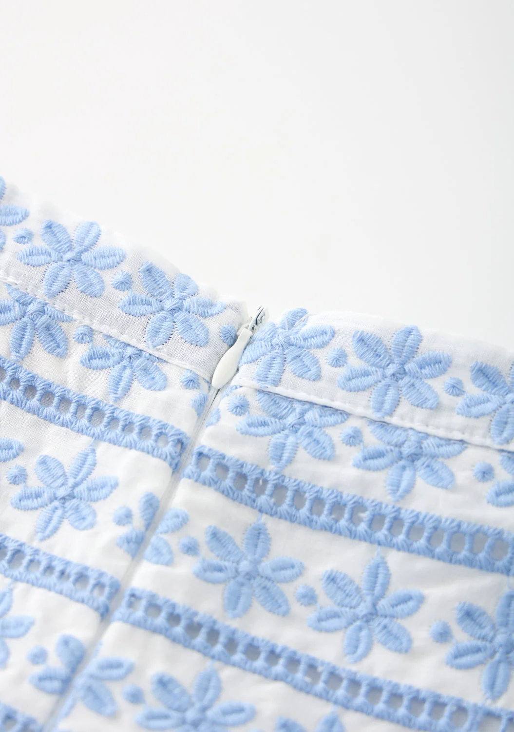 Odessa Frill Embroidered Maxi Skirt - Image 8