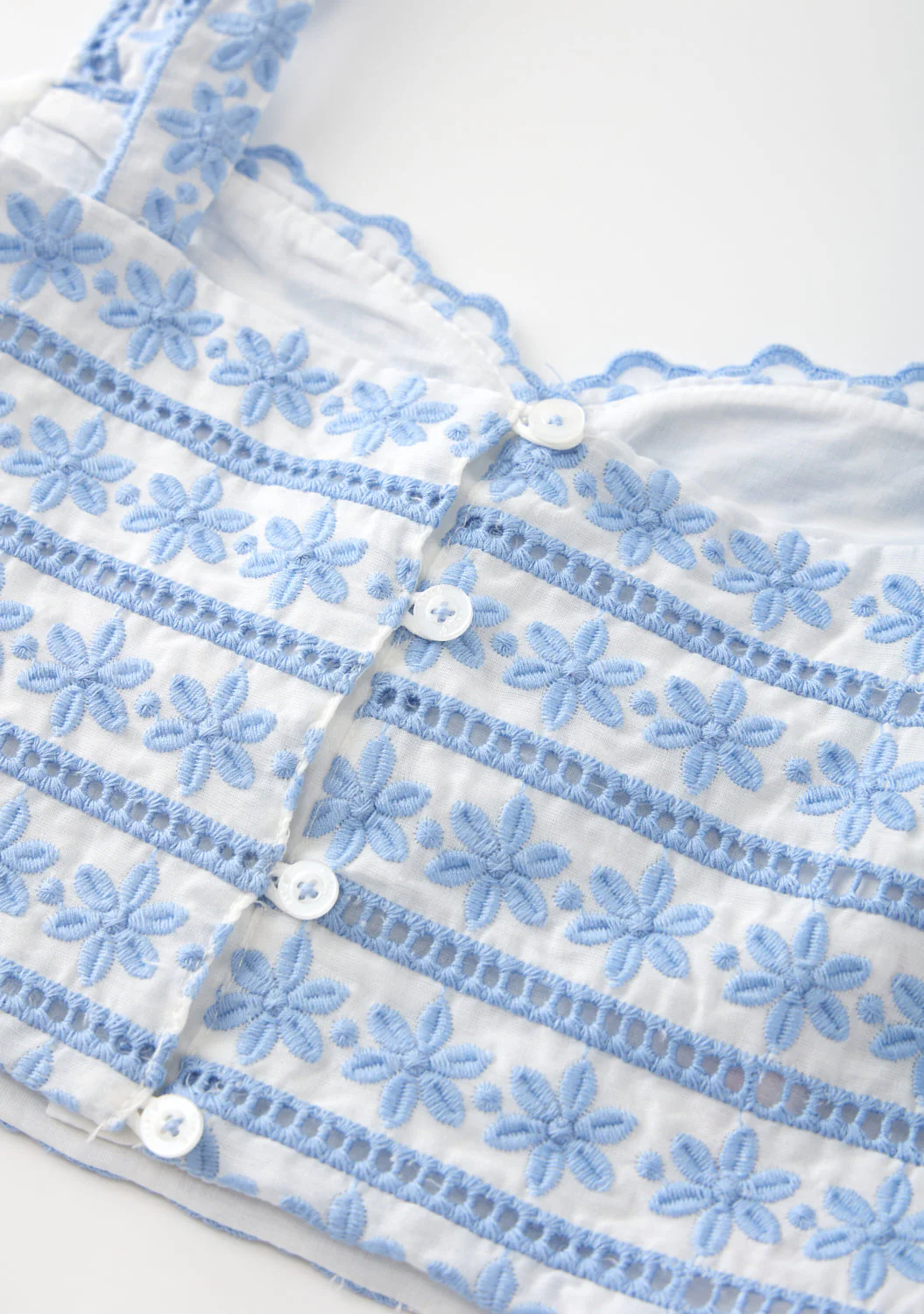 Odessa Frill Embroidered Top - Image 8