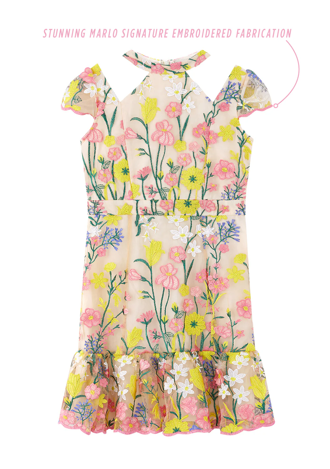 Ophelia Embroidered Dress - Image 2