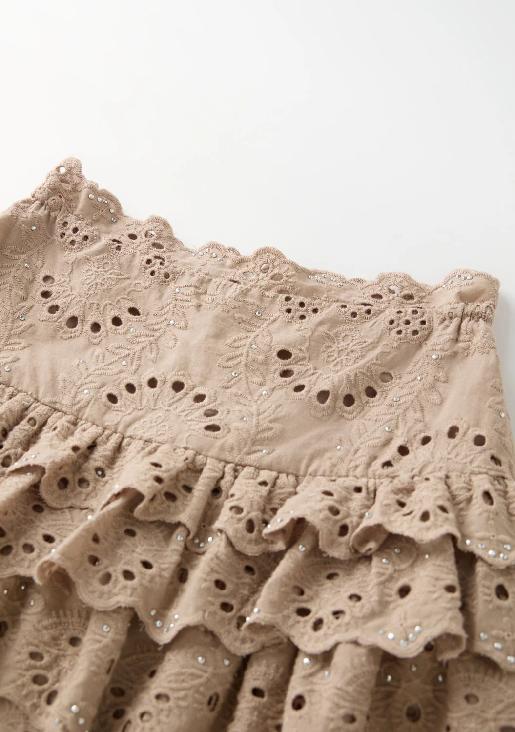 Ottilie Embroidered Mini Skirt - Image 5
