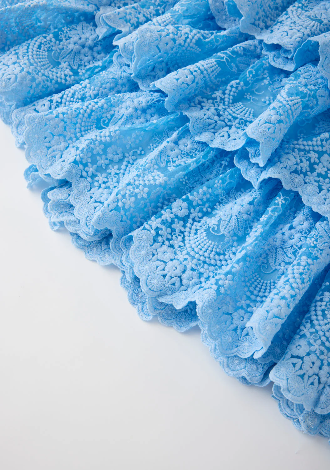 Paloma Lace Frill Mini Dress - Image 8