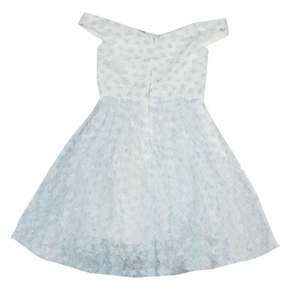 Peony Dress (Sky Blue) - Image 3